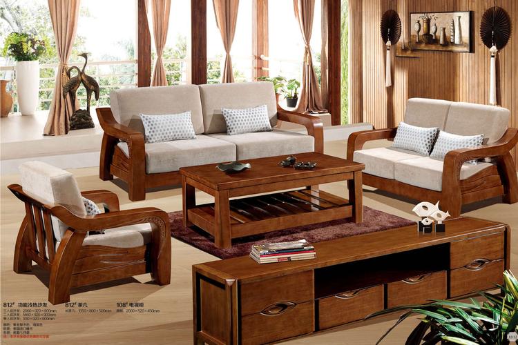新中式功能冷热沙发812 - 善木林整体实木套房家具